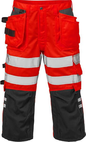 Fristads Piratbyxa Kl 2 Röd/Svart C60