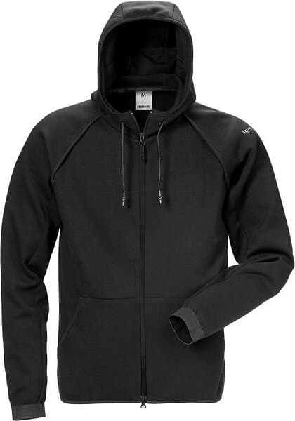Fristads Sweatshirtjacka Svart L