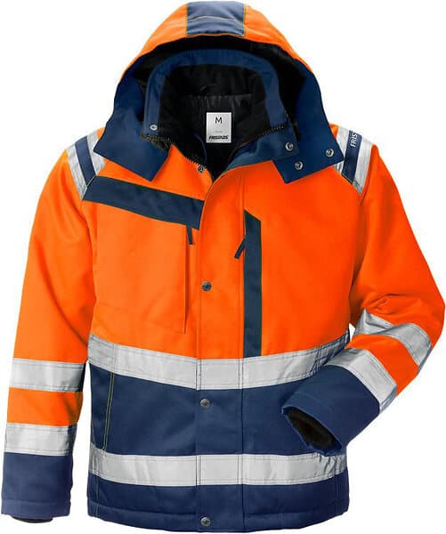 Fristads Jacka Varsel Kl 3 Or/Marin 3XL
