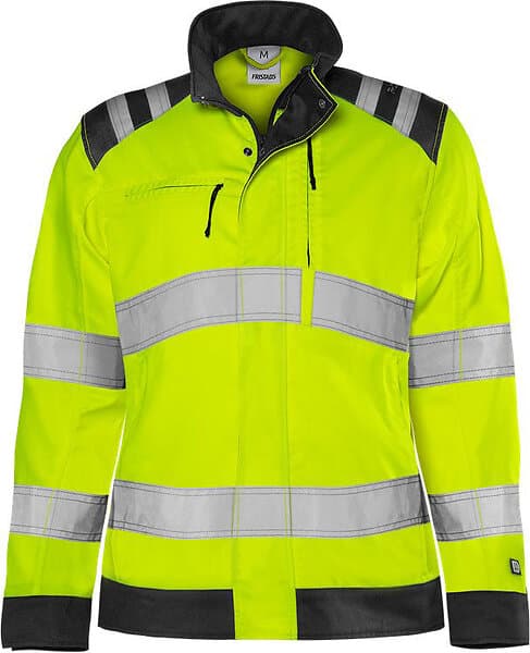 Fristads Green Jacka Varsel Dam Kl 3 Varselgul/Svart 2XL