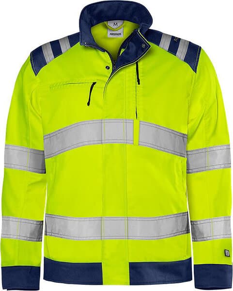 Fristads Green Jacka Varsel Kl 3 Varselgul/Marinblå 3XL