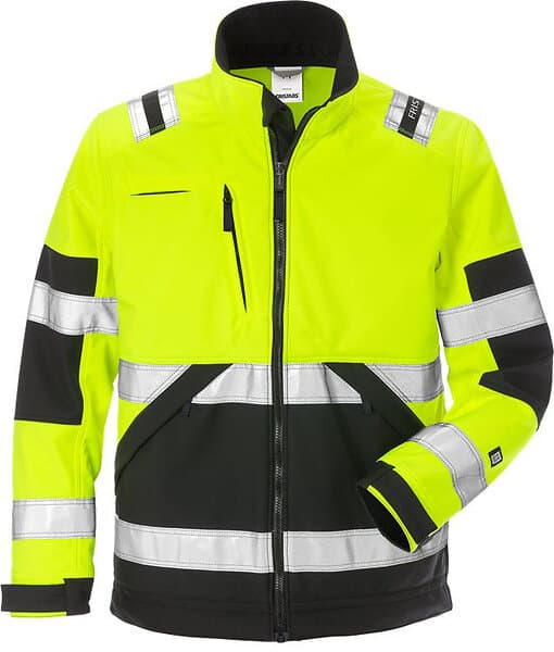 Fristads Jacka Kl 2 Gul/Svart S