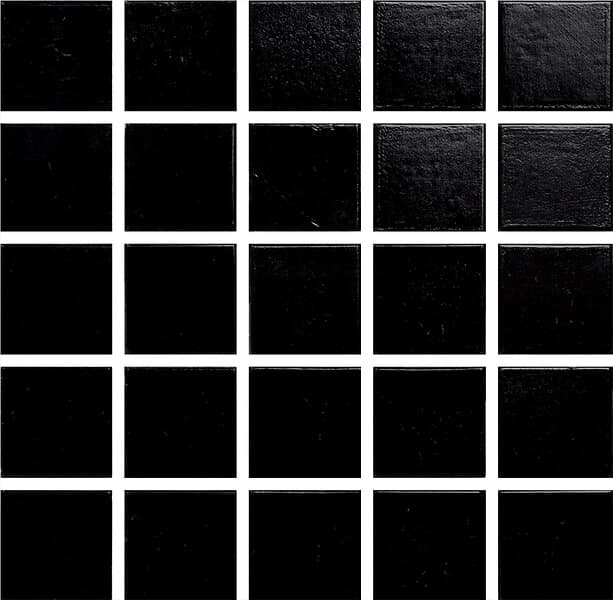 Mosaic Sweden A0100 Glasmosaik Svart