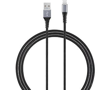 Andersson USB-A Lightning Braided Black/Space Gray 1,5m