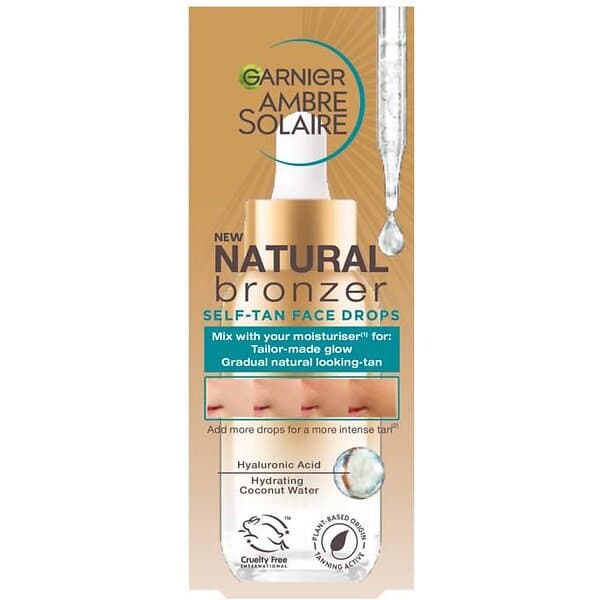 Garnier Ambre Solaire Natural Bronzer Self Tan Drops 30ml