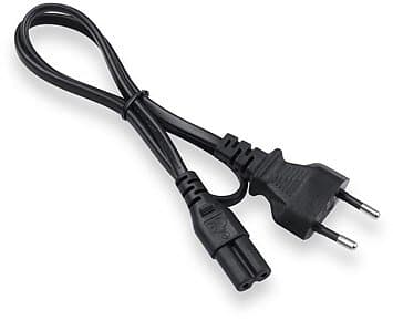 ON Euro 2-pin power cable 0,5m black