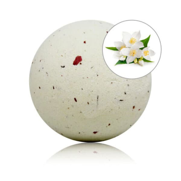 Taloka Jasmine Scented Bath Bomb With Rose Petals