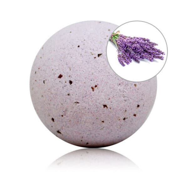 Taloka Lavender Scented Bath Bomb With Rose Petals