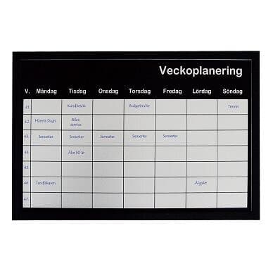 Nordic Weekly Planning 40x60cm