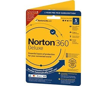 Norton 360 Security Deluxe Attach