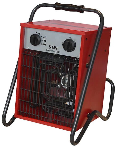 Luna Värmefläkt Bygg 400V 5KW