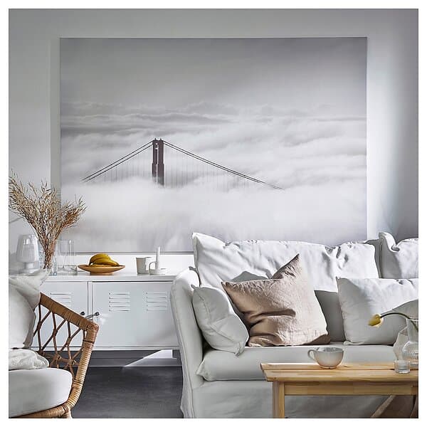 IKEA BJÖRKSTA Bild med ram 200x140 cm
