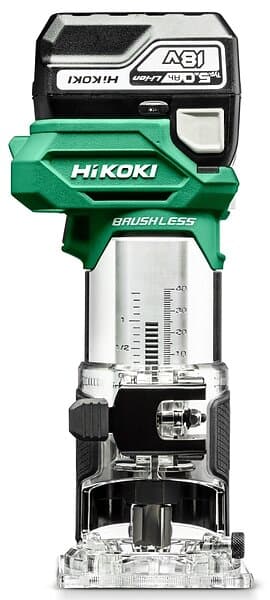 HiKOKI M1808DA Kantfräs 18V 6-8mm (2x5,0Ah)