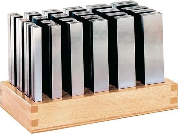 Amf Parallellunderläggsats 6348SP-125 i träetui