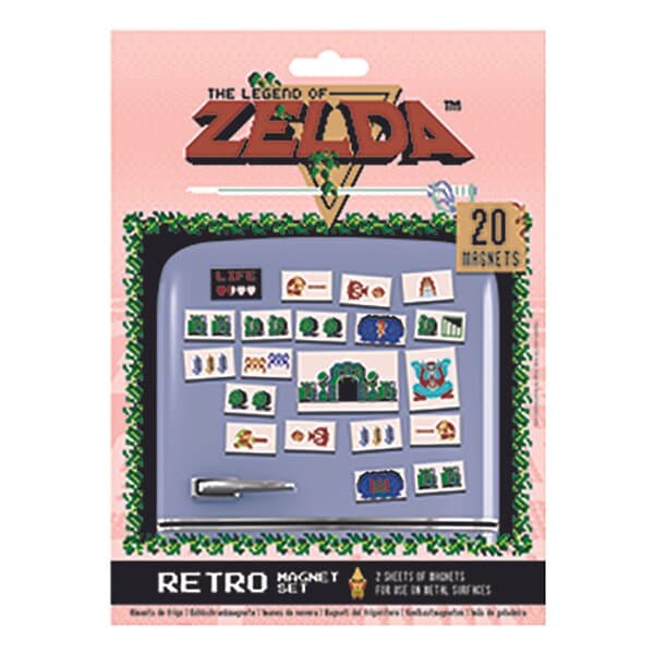Kylskåpsmagneter Legend of Zelda 20-pack