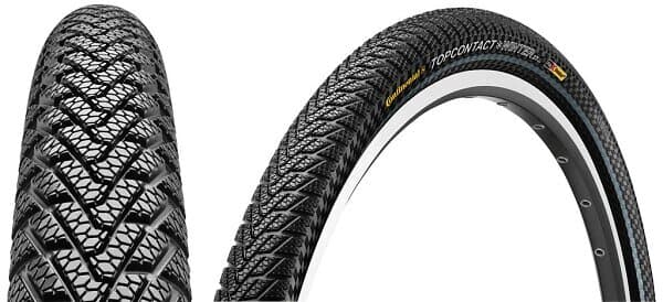 Continental Top Contact Winter II 26" x 2,20" Vikbart däck (Premium)