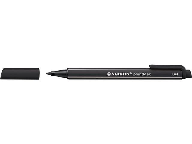 Stabilo Fineliner Point Max svart