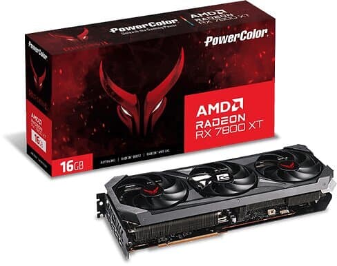 PowerColor Radeon RX 7800 XT Red Devil HDMI 3xDP 16GB