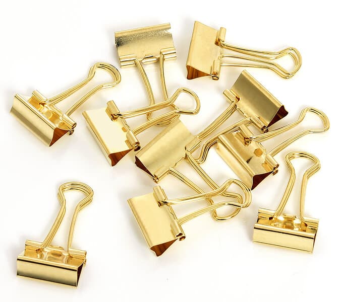 of Sc Pappersklämma 19mm guld 10/fp