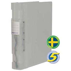 Gaffelpärm Plast KEBAFrost A4+ Transparent, 55mm 20st