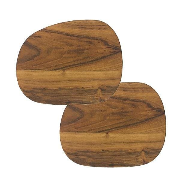Aida Raw Buttertavla 19x14 cm 2-Pack Teak