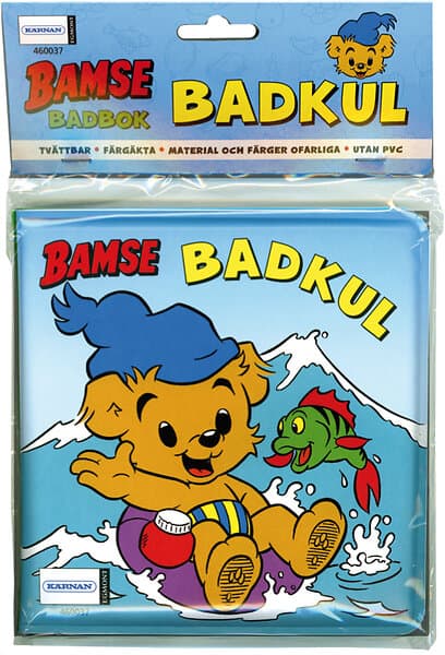 Bamse Kärnan Badbok Badkul