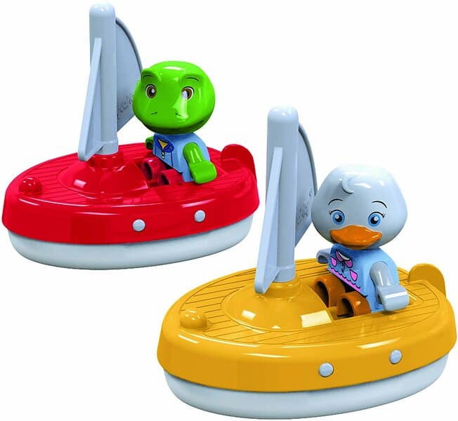 Aquaplay Badleksak 2 Båtar Med 2 Figurer