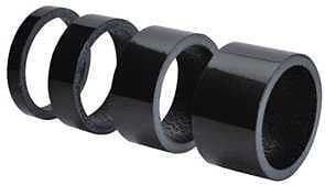 PRO Spacer Carbono Id 1 1/8 Inches Svart 1 1/8´´