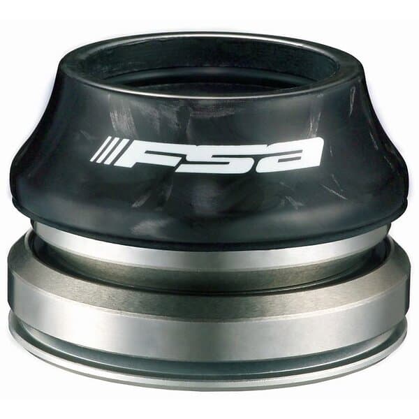 FSA N.44e Carbon Svart,Silver 1 1/8-1 1/4´´ 8,7