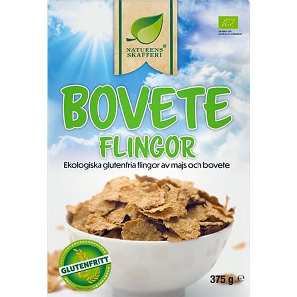 Naturens Skafferi Boveteflingor glutenfria 375g