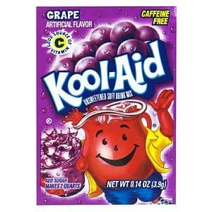 Grape Kool-Aid Soft Drink Mix 3,9g