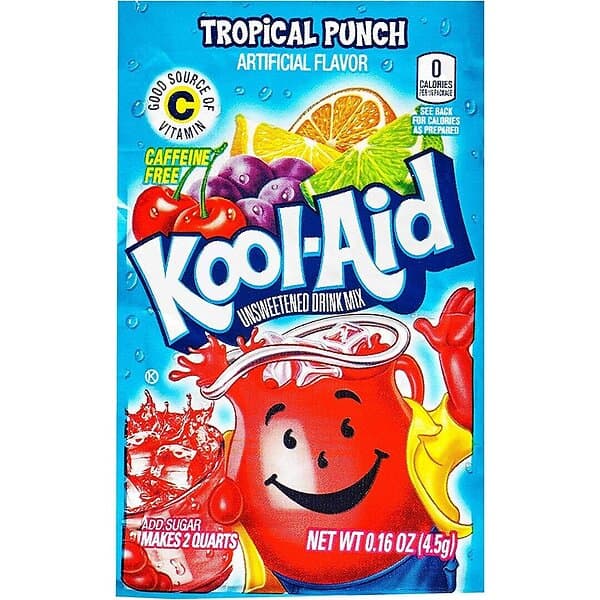 Tropical Kool-Aid Soft Drink Mix Punch 4,5g