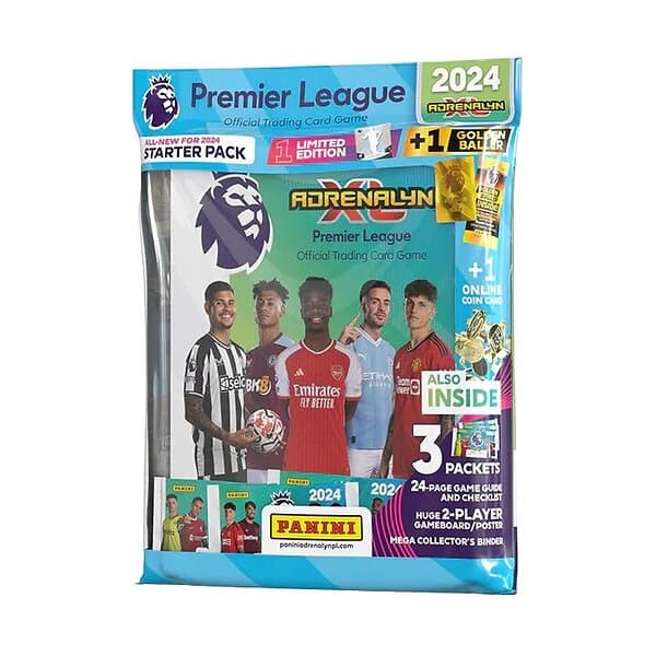 Panini Premier League 2024 Adrenalyn Starter Pack Fotbollskort & pärm