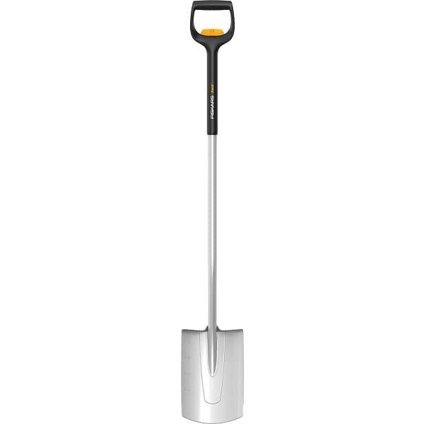 Fiskars Xact 1066733 Spade halvrund, teleskopisk