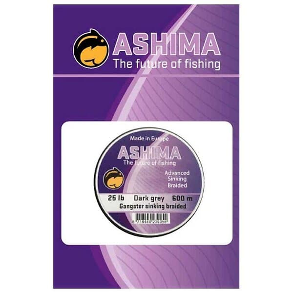 Ashima Fishing Gangster X8 Sink 600 M Braided Line Lila 20 Lbs