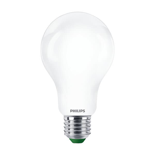 Philips LED-LAMPA E27 7,3W 3000K, FROSTAT GLAS