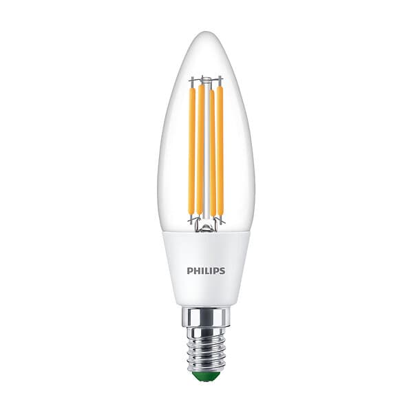 Philips LED-LAMPA E14 2,3W 4000K, KLART GLAS