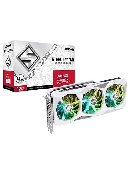 ASRock Radeon RX 7700 XT Steel Legend OC HDMI 3xDP 12GB