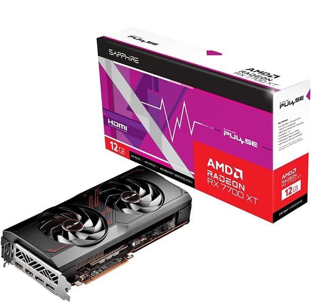 Sapphire Radeon RX 7700 XT Pulse 2xHDMI 2xDP 12GB