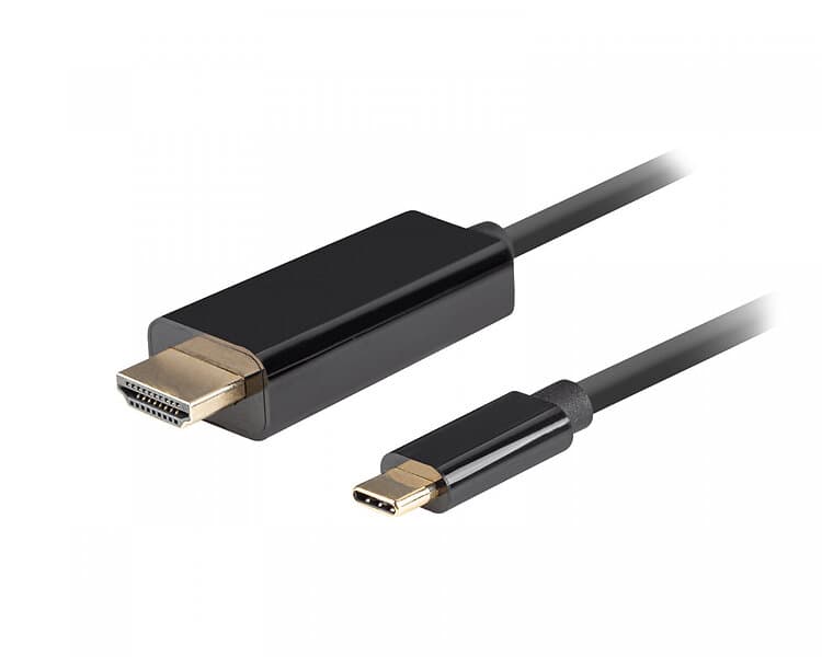 Lanberg USB-C till HDMI Kabel 4k 60Hz Svart 3m