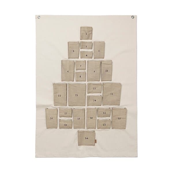 Ferm Living Pine julkalender Maxi 90x125 cm