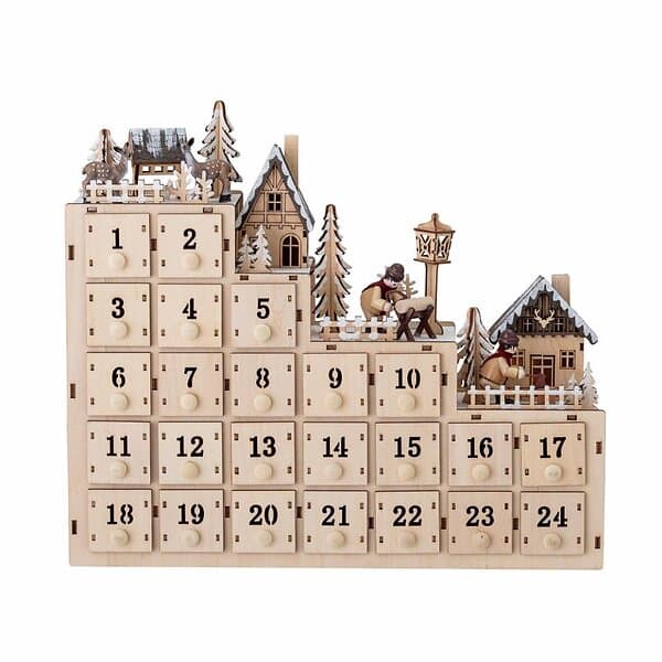 Bloomingville Richie julkalender 33x38 cm