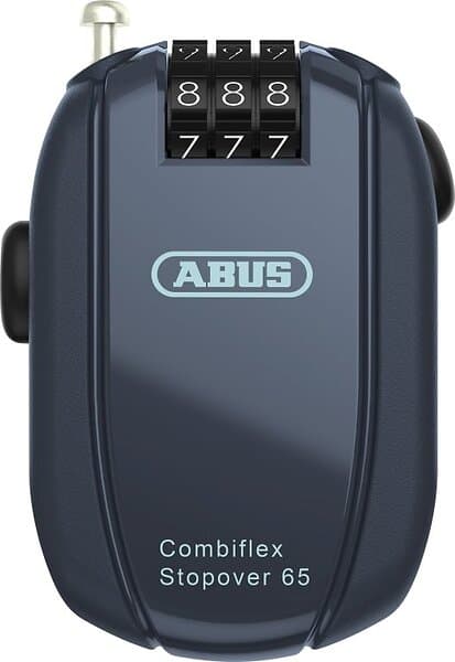 Abus Combiflex Stopover Cable Lock Silver 65 cm