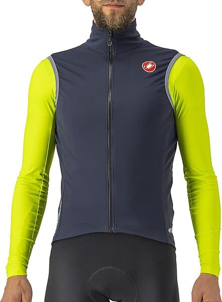 Castelli Perfetto Ros 2 Gilet Gul,Svart M Man