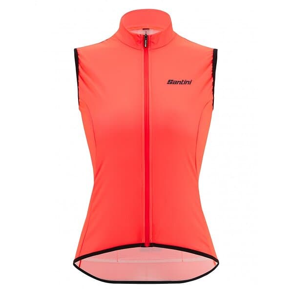 Santini Nebula Gilet Orange S Kvinna