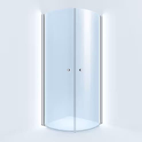 Arrow Duschhörn Basic Round Klarglas Duschvägg (klart glas) 800x800mm 5245-80