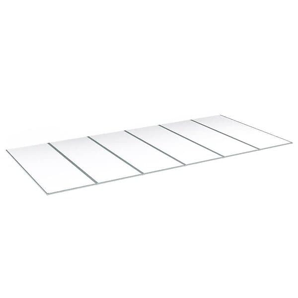 Halle Kanalplast 55 mm Isolux Opal Komplett Tak 55mm Kompl 6st 5000x1250 CZ55O6E