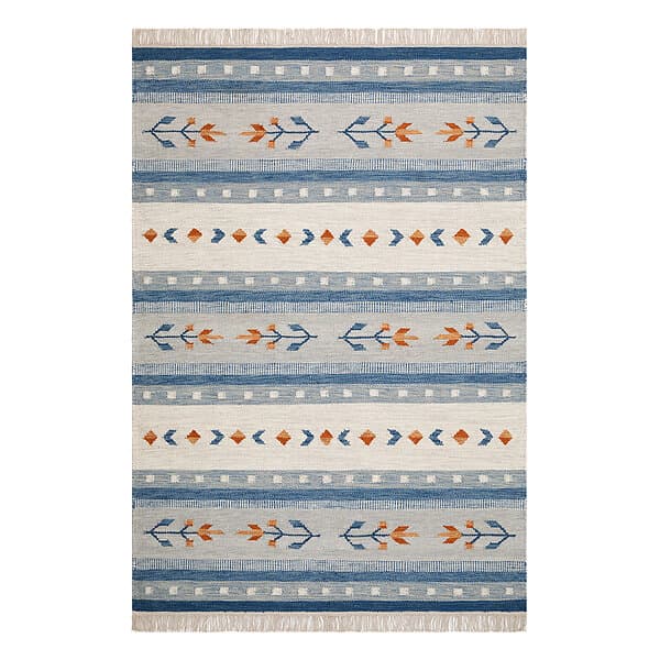 KM Carpets Ullmatta Fagersta Blå 80*200 41601
