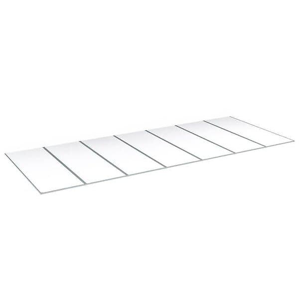 Halle Kanalplast 55 mm Isolux Opal Komplett Tak 55mm Kompl 7st 6000x1250 CZ55O7F