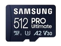 Samsung Pro Ultimate microSDXC Class 10 UHS-I U3 V30 A2 200/130MB/s 512GB